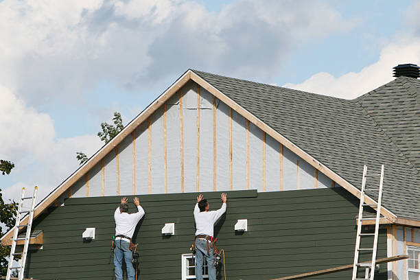 Professional Siding Contractor technician working in Pisgah Forest, NC